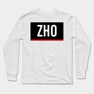 Guanyu Zhou Driver Tag Long Sleeve T-Shirt